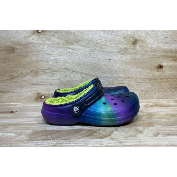 Crocs Classic Lined Out of This World 207322 0GU Youth Size J2 - Picture 1 of 9